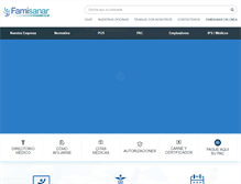 Tablet Screenshot of famisanar.com.co